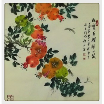 齐白石真传弟子书画